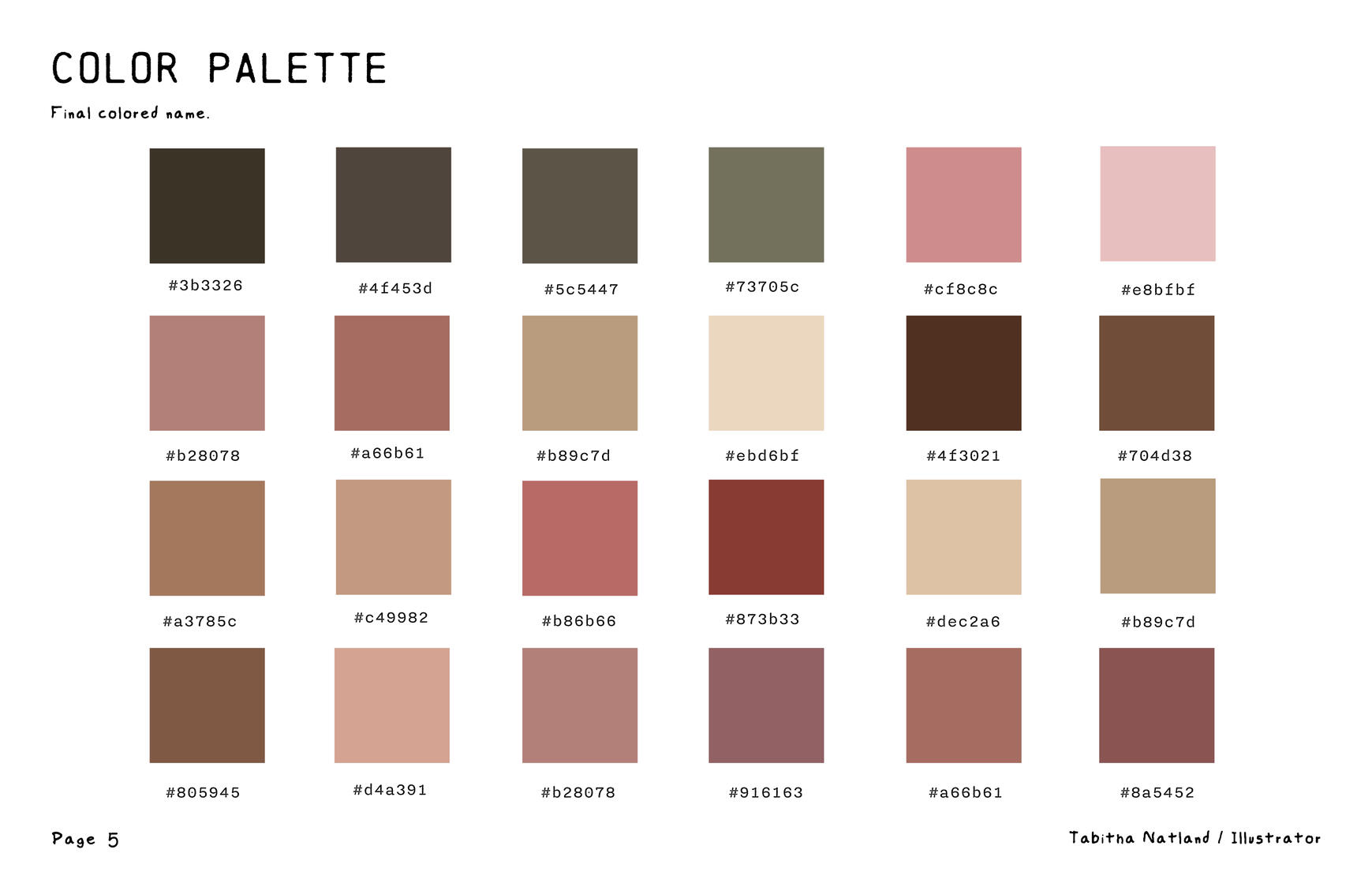 Color Palette Color Palette
